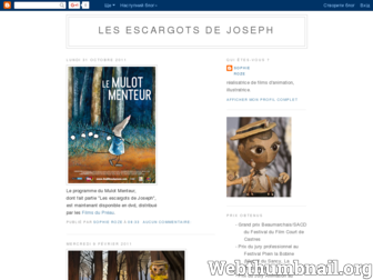 lesescargotsdejoseph.blogspot.com website preview