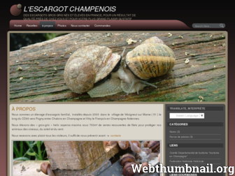 escargot-champenois.com website preview