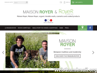maisonroyer.fr website preview