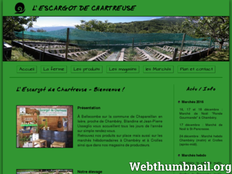 escargotdechartreuse.com website preview