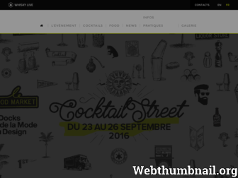 cocktailstreet.fr website preview