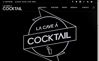 cave-cocktail.com website preview