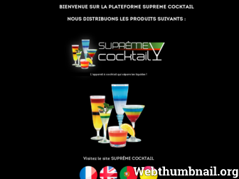 supremecocktail.fr website preview