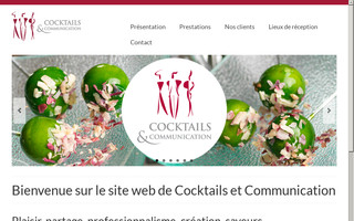 cocktails-communication.com website preview