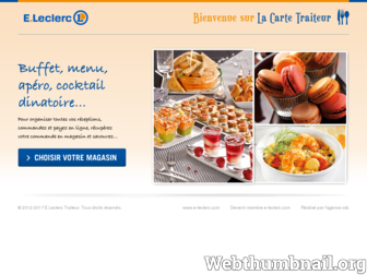e-leclerctraiteur.com website preview