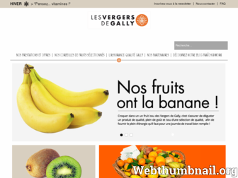 lesvergersdegally.com website preview
