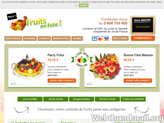 fruitsenfolie.com website preview