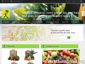 lecampanier.com website preview