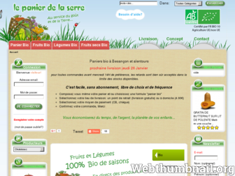 lepanierdelaserre.com website preview