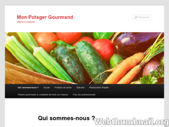 potager-gourmand.fr website preview