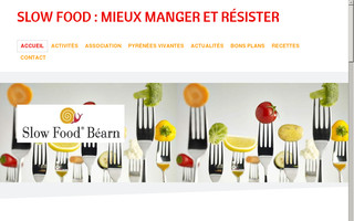slowfood-bearn.fr website preview