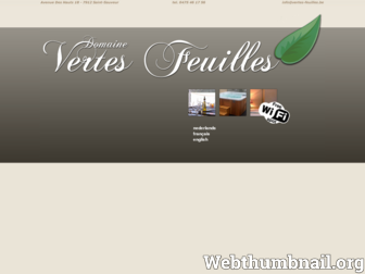 vertes-feuilles.be website preview