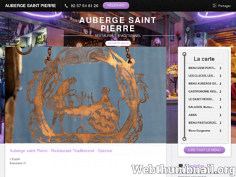 aubergesaintpierre-saumur.fr website preview