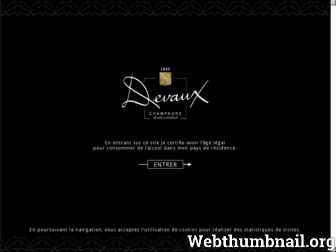 champagne-devaux.fr website preview