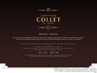 champagne-collet.com website preview