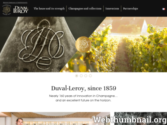 duval-leroy.com website preview