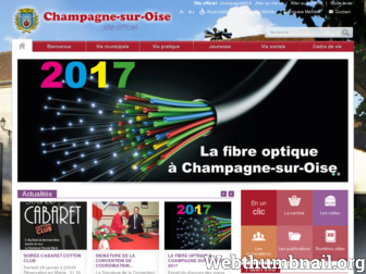 champagne95.fr website preview