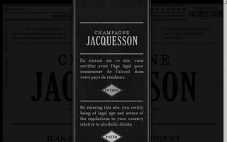 champagnejacquesson.com website preview