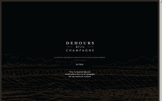 champagne-dehours.fr website preview