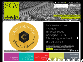 sgv-champagne.fr website preview