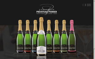 champagne-prevoteau-perrier.fr website preview