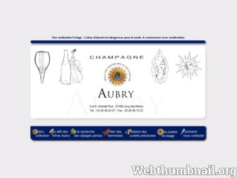 champagne-aubry.com website preview