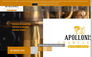 champagneapollonis.com website preview