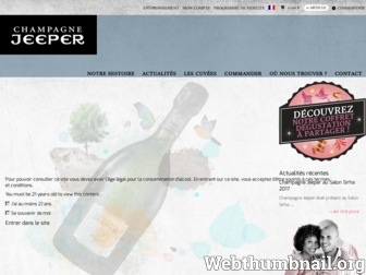 champagne-jeeper.com website preview