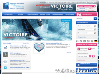 bpalc.banquepopulaire.fr website preview