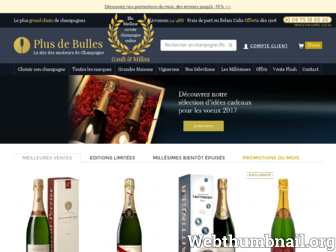 plus-de-bulles.com website preview