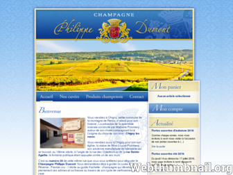 champagne-philippe-dumont.fr website preview