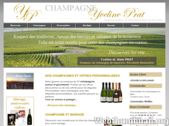 champagneprat.com website preview