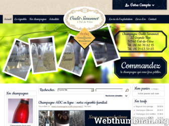 champagne-oudit-simonnet.fr website preview