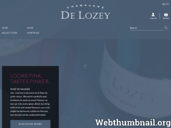 champagne-delozey.fr website preview