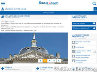 citoyen.chalonsenchampagne.fr website preview