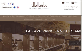 dilettantes.fr website preview