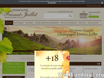 champagne-fresnet-juillet.com website preview
