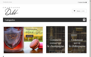 boutique.champagne-delot.fr website preview