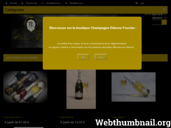 boutique.champ-etiennefourrier.com website preview