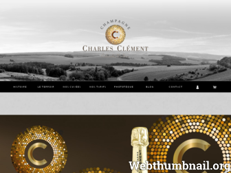 champagne-charles-clement.fr website preview