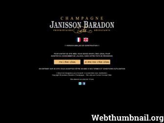 champagne-janisson-baradon.com website preview