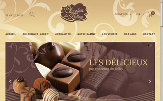 chocolats-dubellay.com website preview