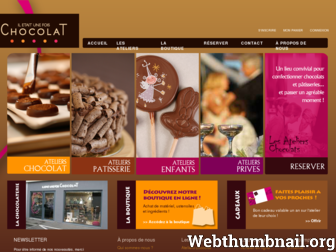 iletaitunefoischocolat.com website preview