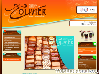 chocolatsolivier.com website preview