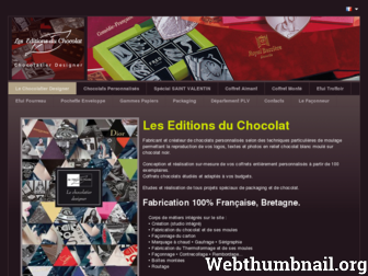 leseditionsduchocolat.fr website preview