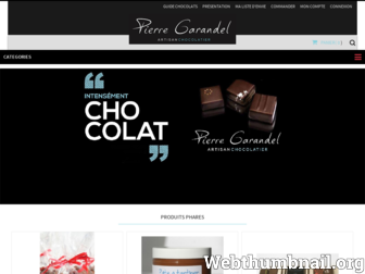 chocolat-garandel.fr website preview