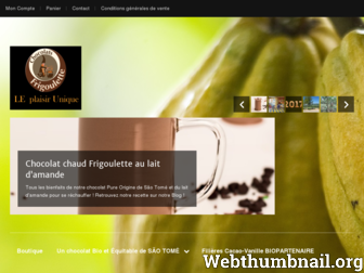 chocolats-frigoulette.fr website preview