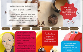 lafeteduchocolatdebromont.com website preview