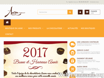 auzou-chocolat.fr website preview