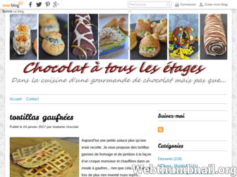 chocolatatouslesetages.fr website preview
